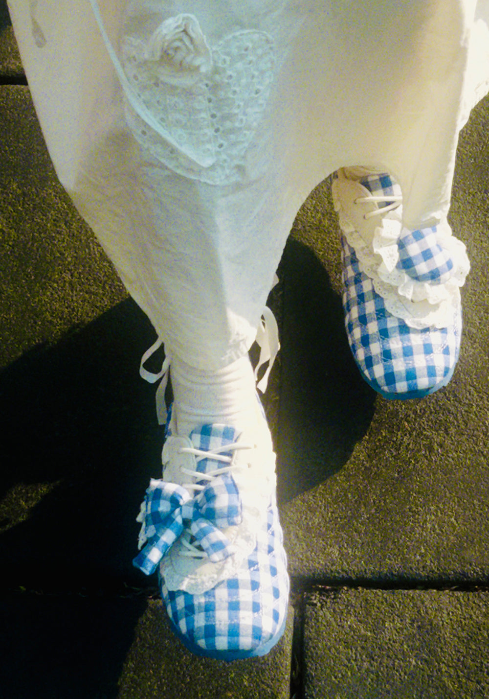 LeStream | Lucky Blue Lace-Up Ballet Flats  - PSYLOS 1, LeStream | Lucky Blue Lace-Up Ballet Flats , Retro Trainers, LeStream, PSYLOS 1